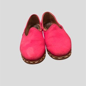 Sabah size 38 fushia pink leather flats